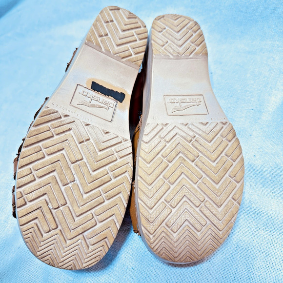 Dansko Women Tan Leather‎ Wedge Slingback Sandals Size 10-10.5 -EU 40 - Picture 8 of 8